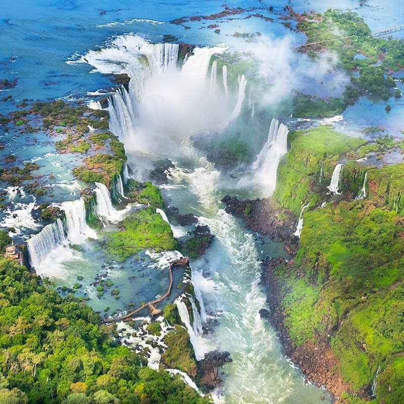 Vista Aerea Cataratas del Iguazu